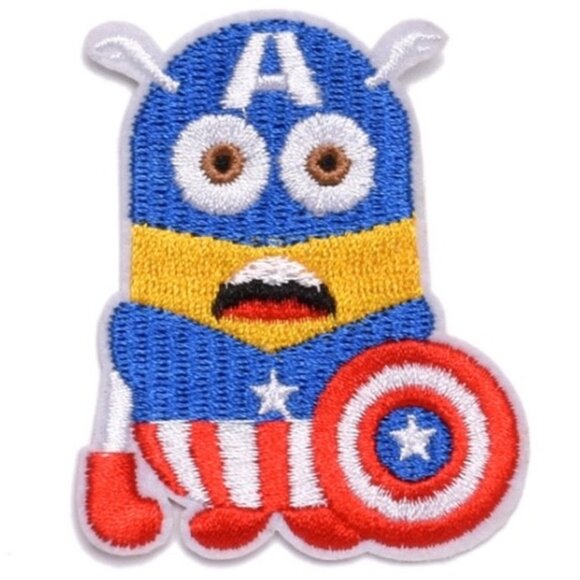 Set of 9 Minions Iron on Patches - Picture 5 of 10